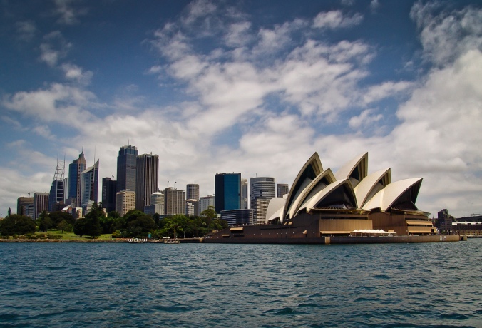 The famous Sydney skyline.